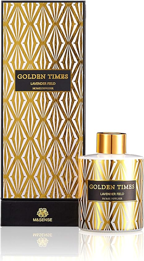 Amazon Co Jp M Sense ラグジュアリーフレグランス 長持ちリードディフューザー ゴールド ホーム キッチン
