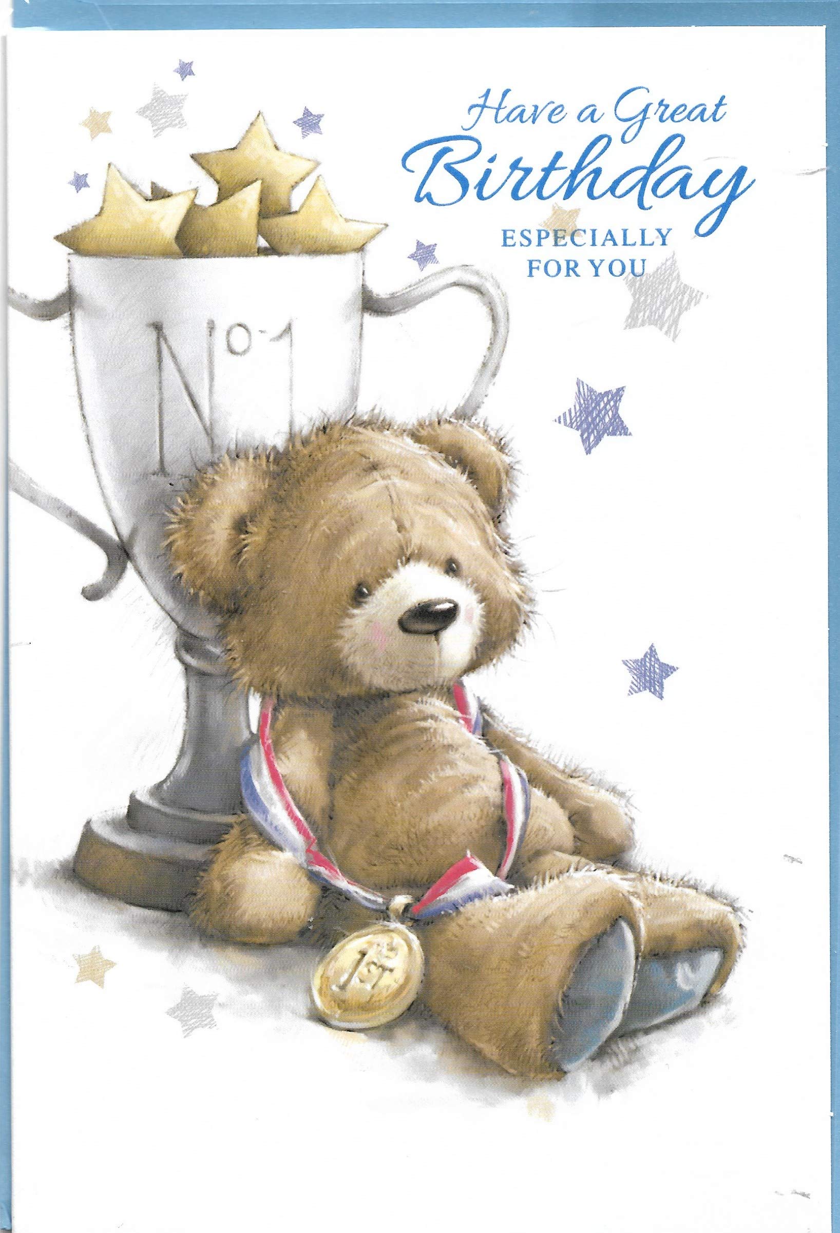 Happy Birthday Greeting Card for Him 13 x 19 cm Have a Great Birthday Especially For You