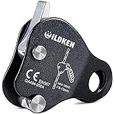WILDKEN Climbing Ascender Fall Protection Belay Device Climbing Rope Grab | Ascender for Rock Climbing Mountaineering Tree Arborist Expedition Caving Rescue Aerial Work