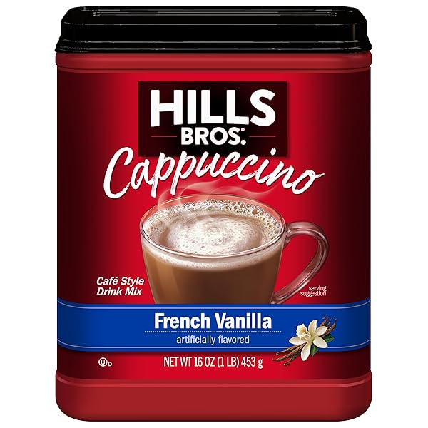 HILLS BROS. CAPPUCCINO MIX – RICH, FROTHY COFFEEHOUSE-TASTING...