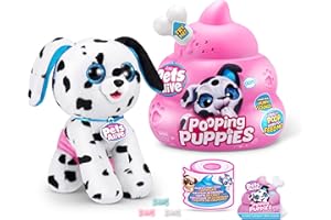 Pets Alive Pooping Puppies (Dalmatian) by ZURU Surprise Puppy Plush, Ultra Soft Plushies, Interactive Toy Pets, Electronic Pet Puppy for Girls and Children