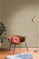 A.S. Création Non-Woven Wallpaper Wood Effect Black Gold 10.05 x 0.53 m