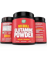Raw Barrels - Pure L Glutamine Powder - Unflavored and Micronized - 300g, 60 Servings