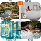 Thermometer World Floating Water Thermometer for Pools, Hot Tubs & Ponds view 7