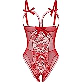 Avidlove Sexy Lingerie for Women One Piece Lace Babydoll Sleepwear Bodysuit