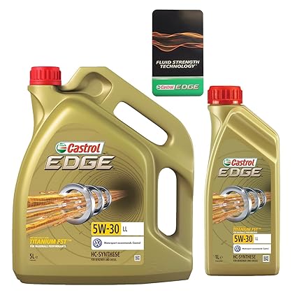 1 L + 5 L = 6 LITER CASTROL EDGE TITANIUM FST™ 5W-30 LL MOTOR-ÖL 31791420