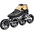 SLJJLHX Inline Speed Skates for Men Women,Professional Carbon Fibre Inline Skates Adult Male,High Performance Fitness Racing Skates,Unisex