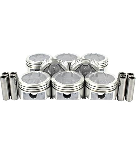 DNJ Piston & Ring Kit (PRK360) For 2016-2022 Buick/Chevy 1.4L Engine – Fits Cruze, Encore, Trax