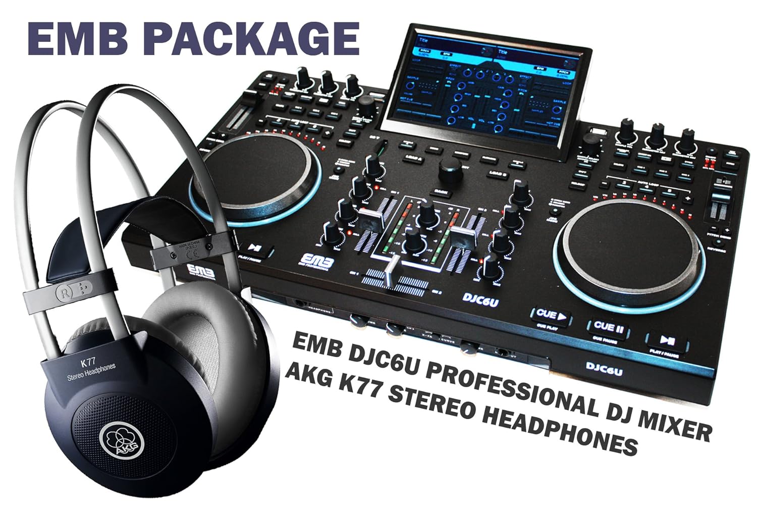 EMB DJC6U Professional Controller DJ MIXER 2 Jog Wheels Scratching eBay