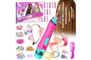 Hair Braiding Decoration Tool for Girls - Making Kit - Make Your Own Fashion Headbands for Kids - DIY Hair Accessories Set - 