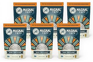 Maskal Teff Ivory Teff Flour, 14 Ounce (6 pack)