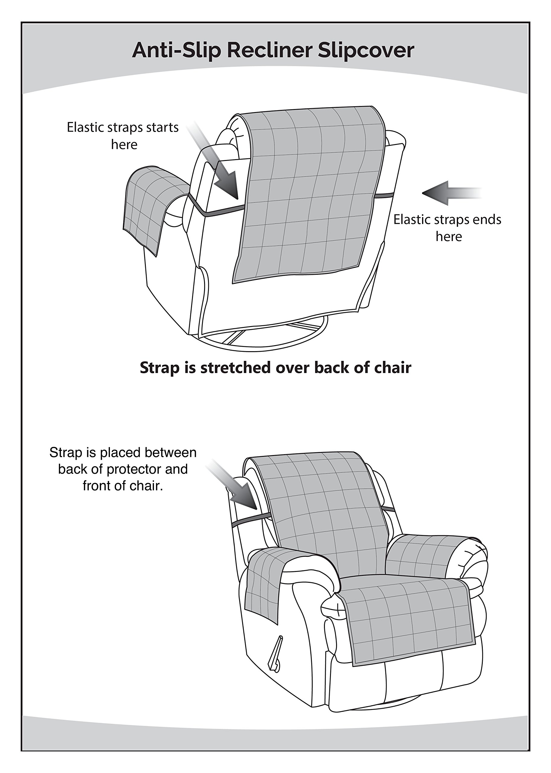 AntiSlip Recliner Slipcover Recliner Cover, Recliner Slipcover