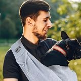 Zuimei Puppy Sling Dog Cat Carrier Front Carrier Grey Small Pet Bag view 4