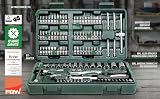 Mannesmann 130 Piece Socket and Bit Set with Reversible Ratchet Handle view 2