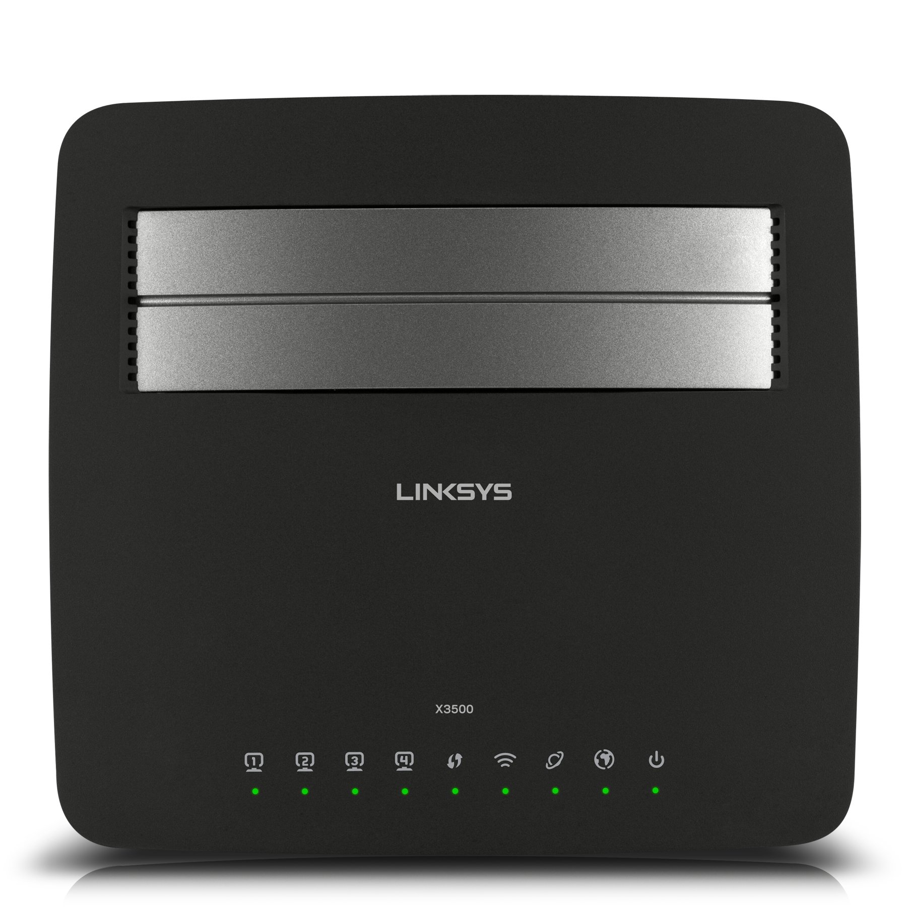 Linksys X3500 N750 Dual Band Wireless Router with ADSL2+ Modem/USB