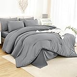 Litanika Full Size Comforter Sets Medium Gray - 7