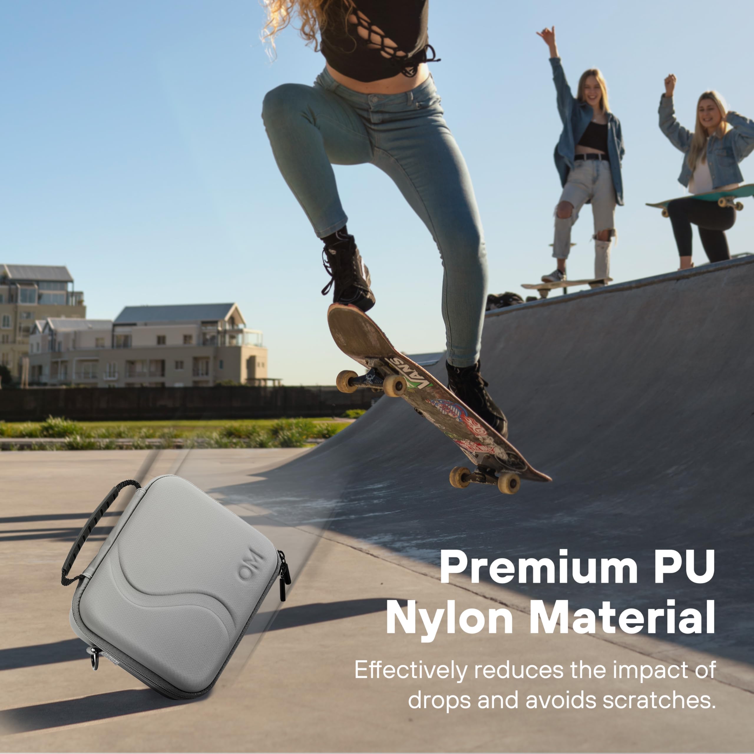 STARTRC PHOTO Osmo Mobile 7P Case,Portable PU Shoulder Bag for Dji OM 7 Pro/7 OM8 Gimbal Stabilizer Travel Case for DJI Osmo Mobile 7/7P Accessories