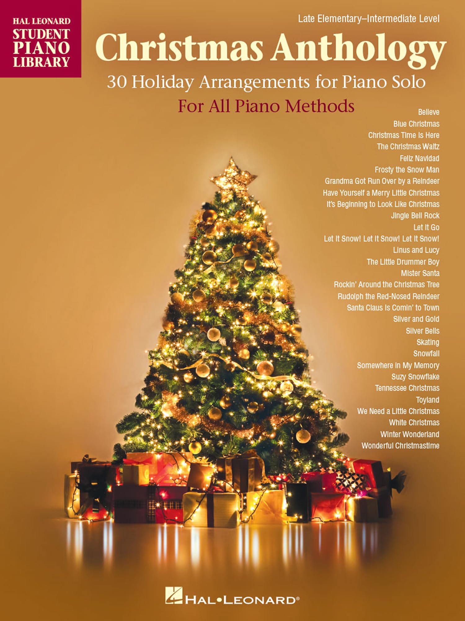 Christmas Anthology: Late Elementary to Intermediate Level Piano Solos for All Piano Methods (Hal Leonard Student Piano Library)