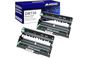 MOOHO DR-730 Drum Unit Compatible Replacement for Brother DR730 DR 730 Drum for Brother MFC-L2710DW HL-L2350DW HL-L2395DW HL-L2390DW HL-L2370DW DCP-L2550DW MFC-L2750DW Printer (2 Pack,NOT Toner)