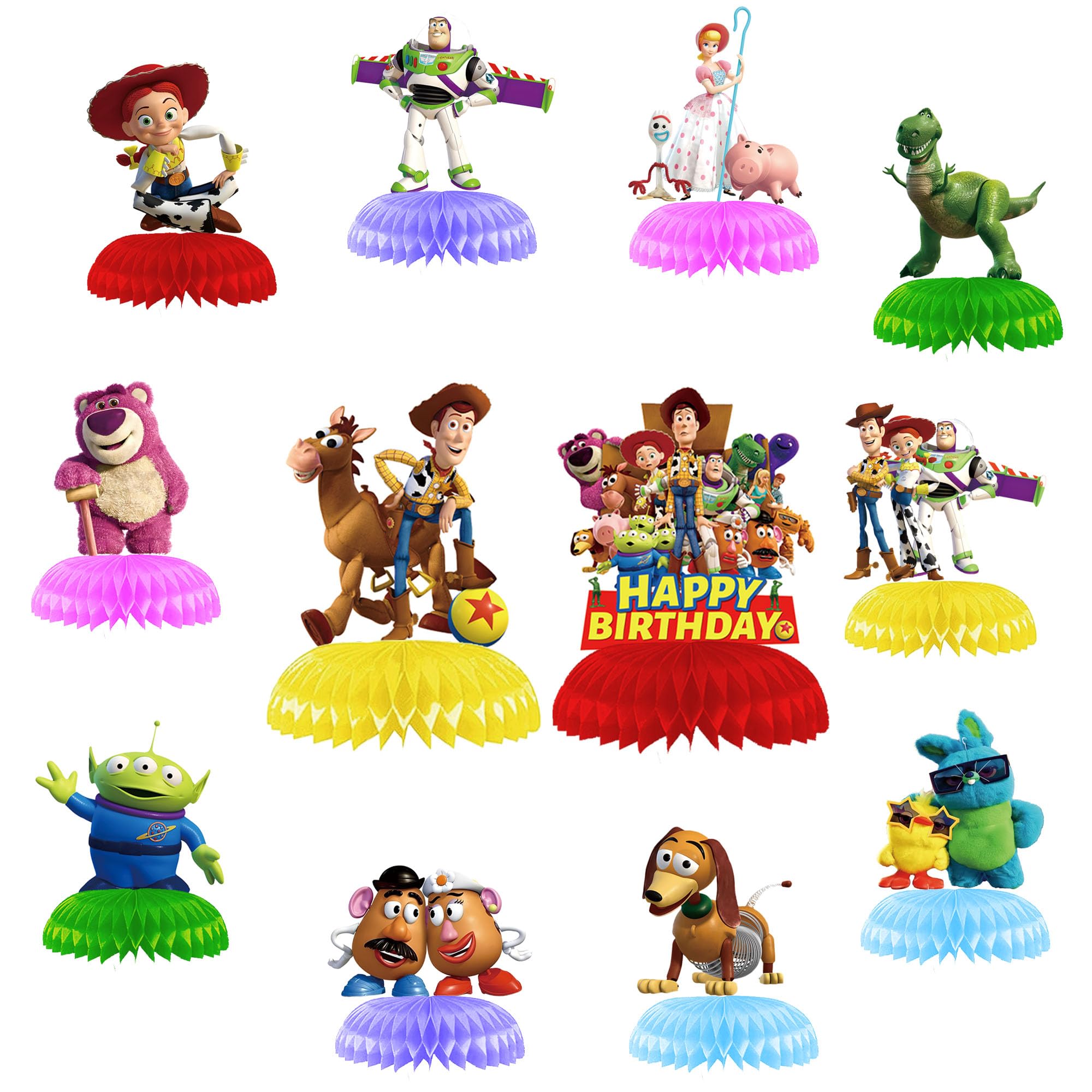 Photo 1 of 12Pcs Birthday Party Supplies, Centerpieces Table Decorations, Party Favors for Adult Birthday Table Decorations