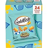 Goldfish Flavor Blasted Xtra Cheddar Cheese Crackers, 24 Summer Snack Packs
