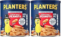 PLANTERS Dry Roasted Peanuts, Plant-Based