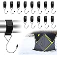 RunNico 14Pcs Ice Fishing Shelter Coat Hooks-Heavy Duty Ice Fishing Shelters Accessory for Ice Fishing Tent Outdoor Camping H