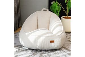UODERS Bean Bag Chair, Cozy Beanbag Reading Chair with Handle for Teens and Kids, Comfy Sofa with Filling for Gaming, Bedroom