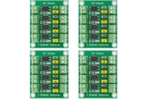 JHCBKFF 4Pcs PC817 4-Channel Optocoupler Isolation Board Voltage Converter Adapter Module 3.6-30V Driver Photoelectric Isolated Module