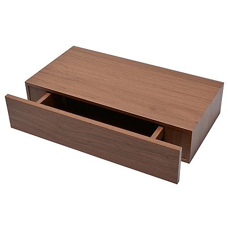 Duraline Floating Wall Shelf With Drawer Oak Amazon Co Uk