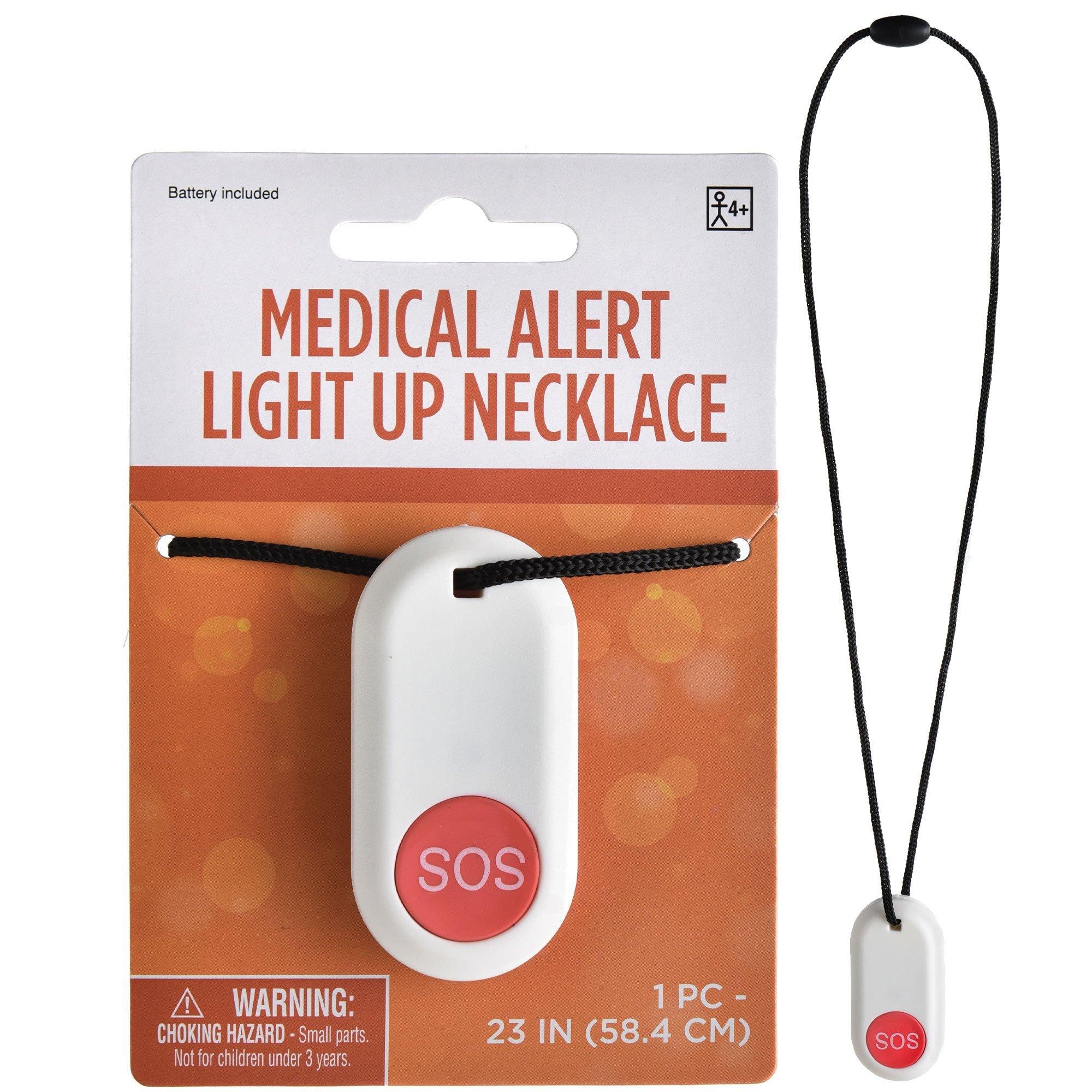 Medical Alert Light Up Necklace - 23