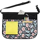 Waterproof Server Apron for Women with 7 Pockets,Quickly Put on and Take off Waitress Apron,Work Apron for Bartender Barista