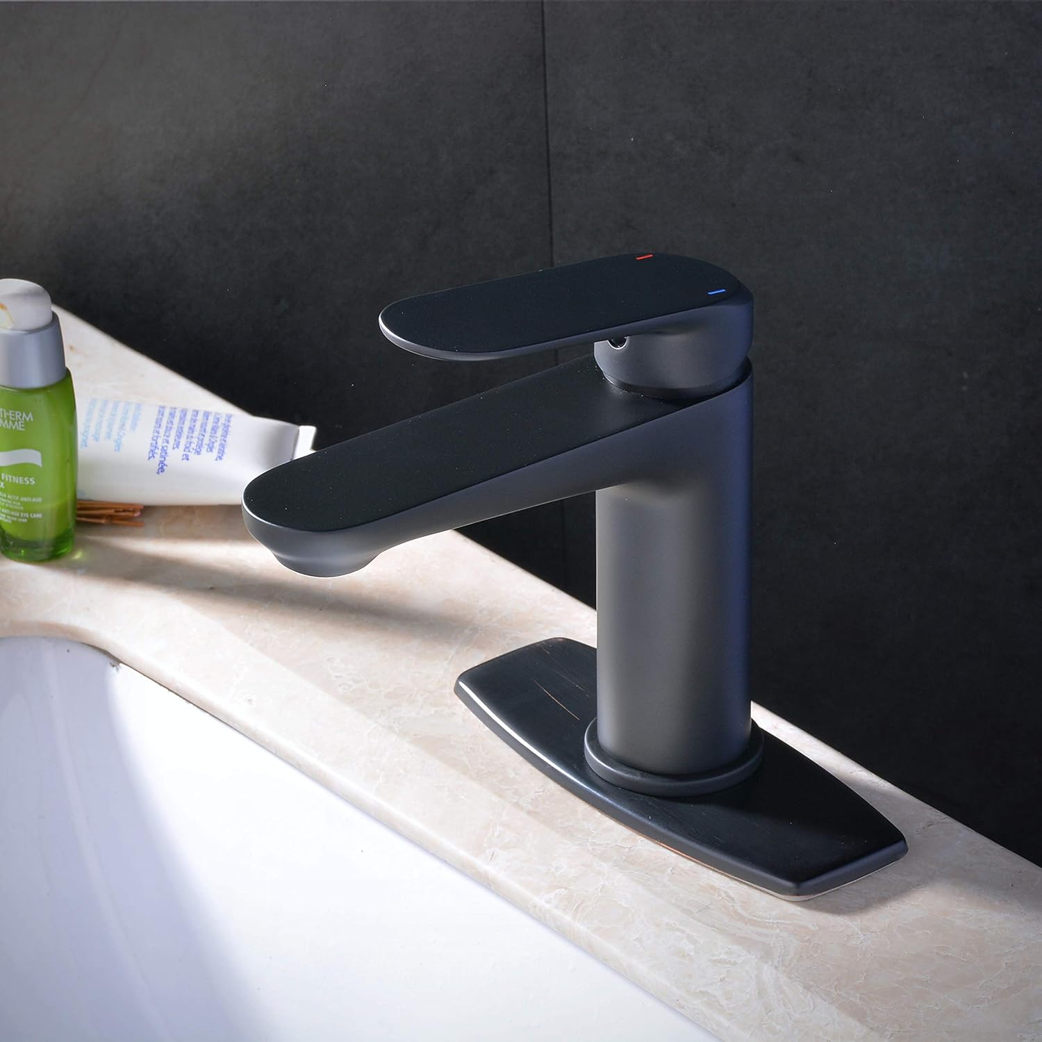 Single Handle Bathroom Sink Faucet Single Hole Lavatory Vanity