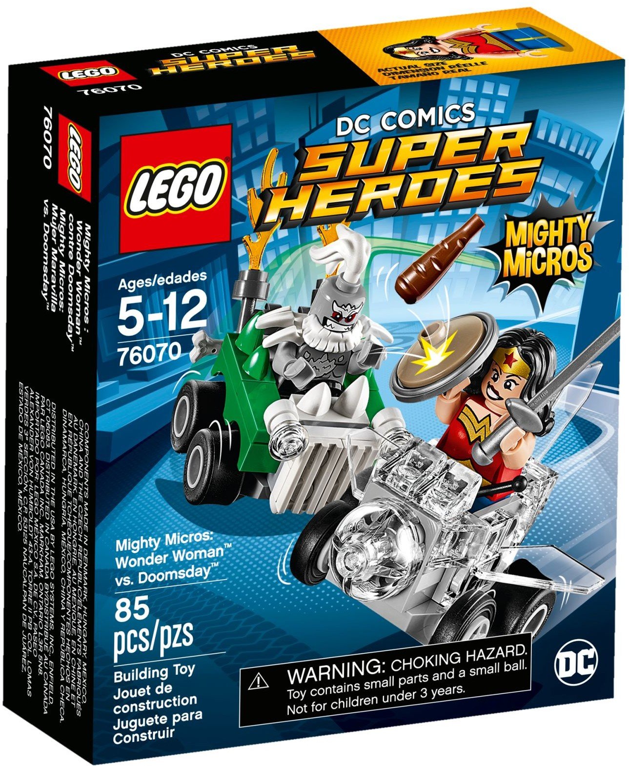 LEGO 76070 "Mighty Micros: Wonder Woman vs. Doomsda Set