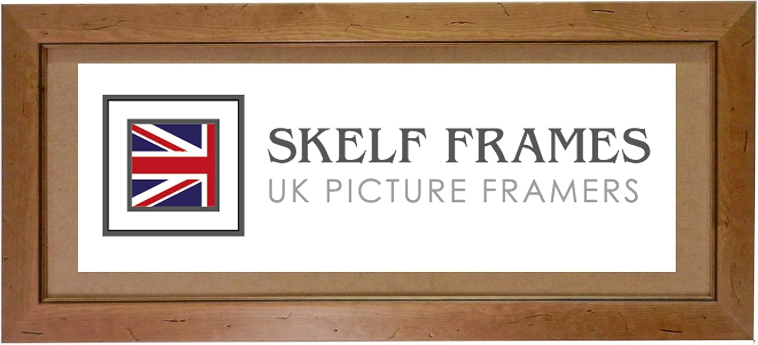 Skelf Frames 18 X 8 Inches Panoramic Picture Photo Frame In Distressed Antique Pine Wood With Glass Hand Made In Yorkshire Multiple Styles And Sizes Amazon Co Uk Kitchen Home