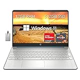 HP 15.6" FHD Laptop, AMD Ryzen 5-5500U