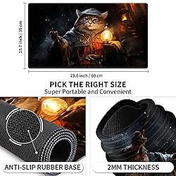 EDGFRTOIO Playmat with Zones for MTG Card Game