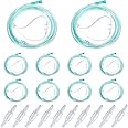 20PCS Adult Nasal Cannula, 7 FT Nasal Tubing for Oxygen, Included 10 Pieces Nasal Cannula Oxygen Tubing and 10 Pieces Tubing Connectors - Standard Connector