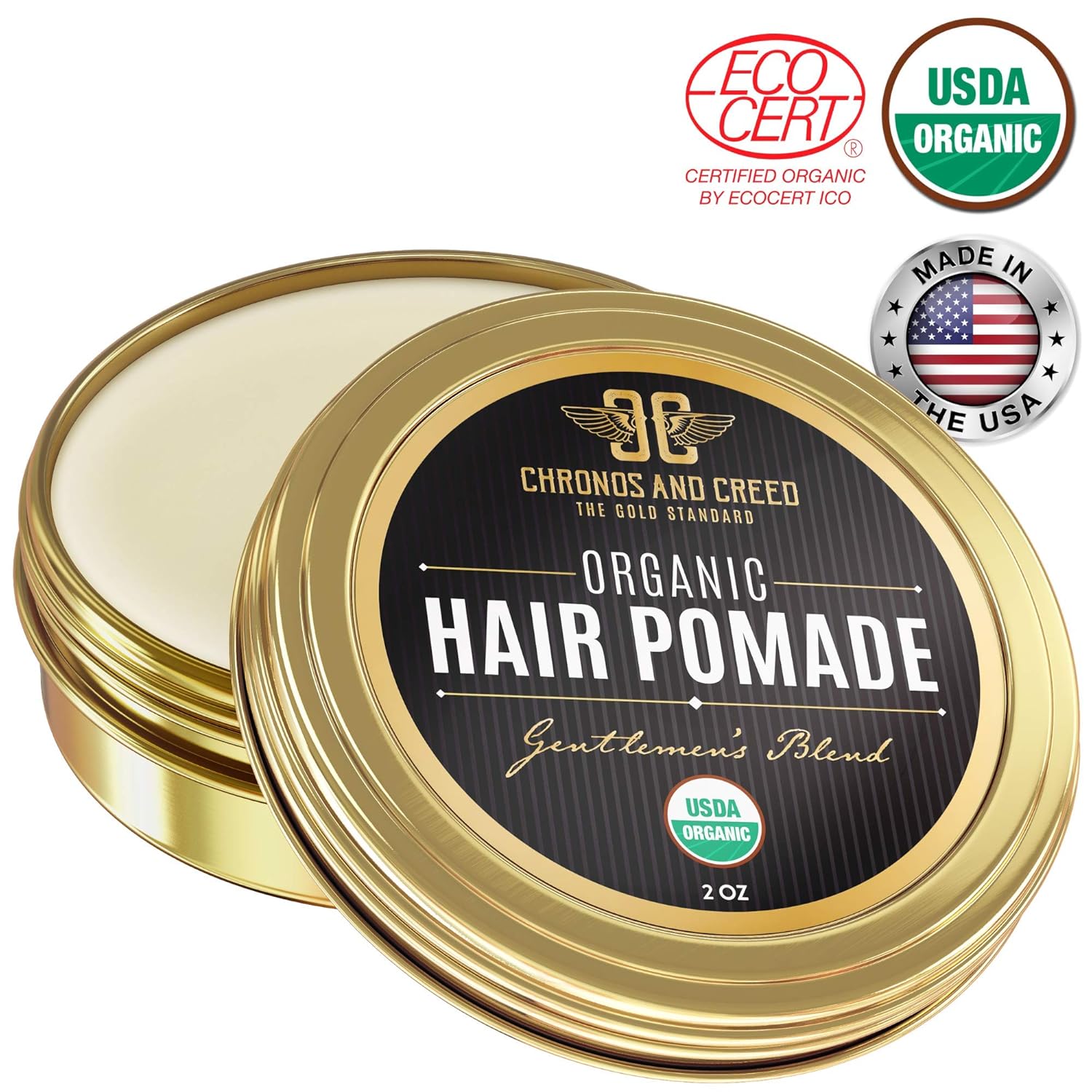 Chronos And Creed - Certified Organic Hair Pomade