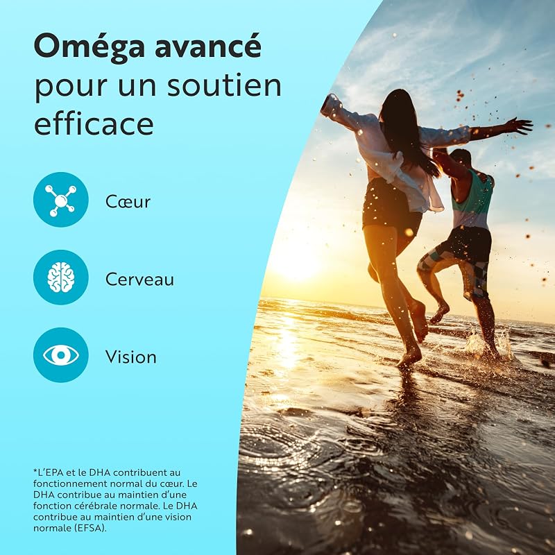 Oméga 3 Haute Résistance - 1400 mg d'Omega-3-90 Gélules