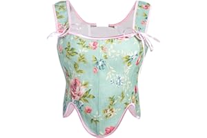 Jecarden Women's Renaissance Corset Bustier Tops for Women (Dress NOT Included) Victorian Cottagecore Corset