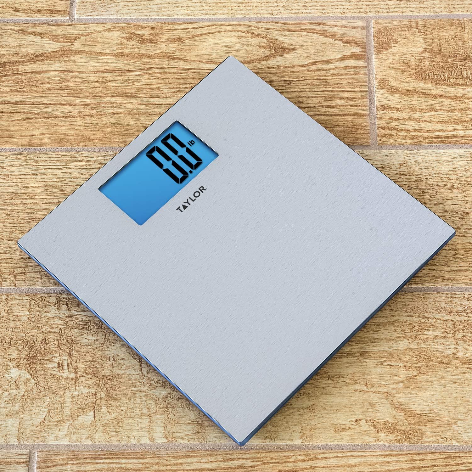 Taylor Digital 440 Pound Capacity Bathroom Scale/Stainless Steel/Glass: Health & Personal Care