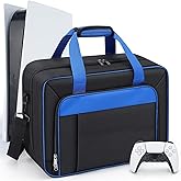 GDNasist Carrying Case for PS5, Travel Thickened Protective Bag Compatible with Playstation 5 Console, Headset, PS5 Controller, Game Discs, and Gaming Accessories