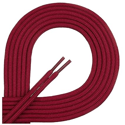 Di Ficchiano Schnürsenkel, Rundsenkel für Business- und Lederschuhe, reißfester Allroundsenkel, ø 3mm, Länge 60-130 cm, 25 Fa
