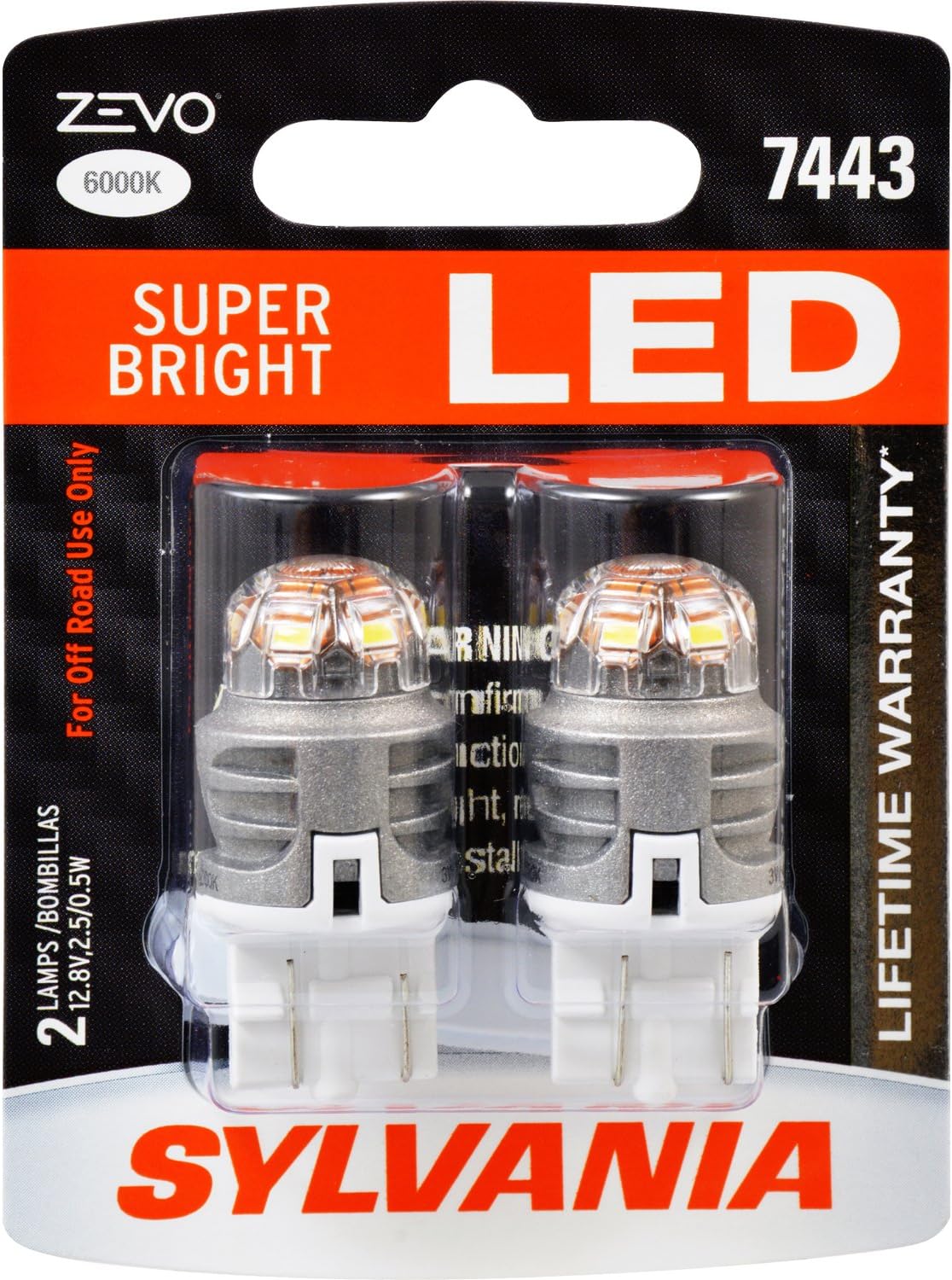 SYLVANIA ZEVO 7443 T20 White LED Bulb 