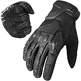 WTACTFUL Motorcycle Gloves for Men - Impact Protection, Breathable Comfort, Touchscreen Capable & Perfect for Daily Cruising 