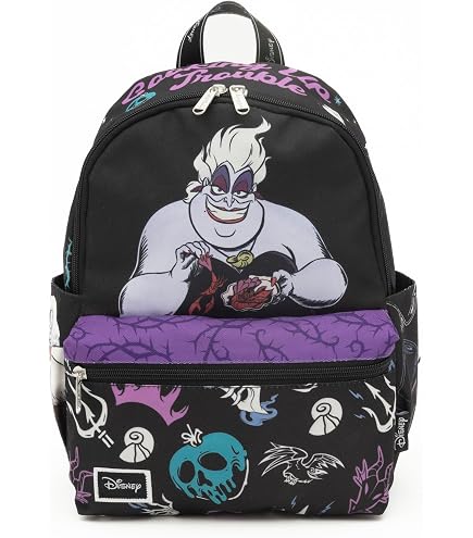Disney Villains Ursula Mini Backpack Set - Bundle with 13