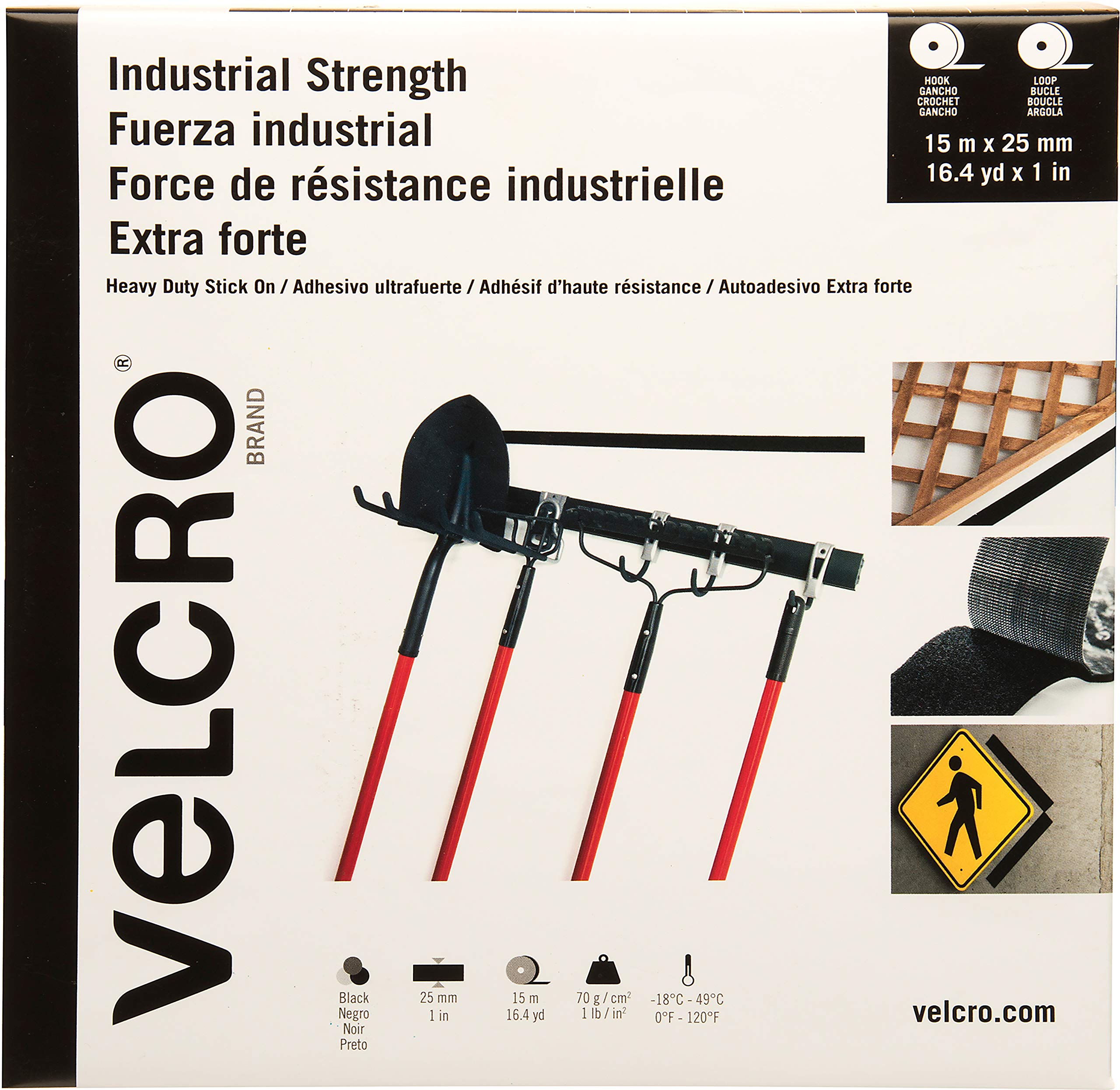 VELCRO U S A INC. Velcro Tape Black, One Size