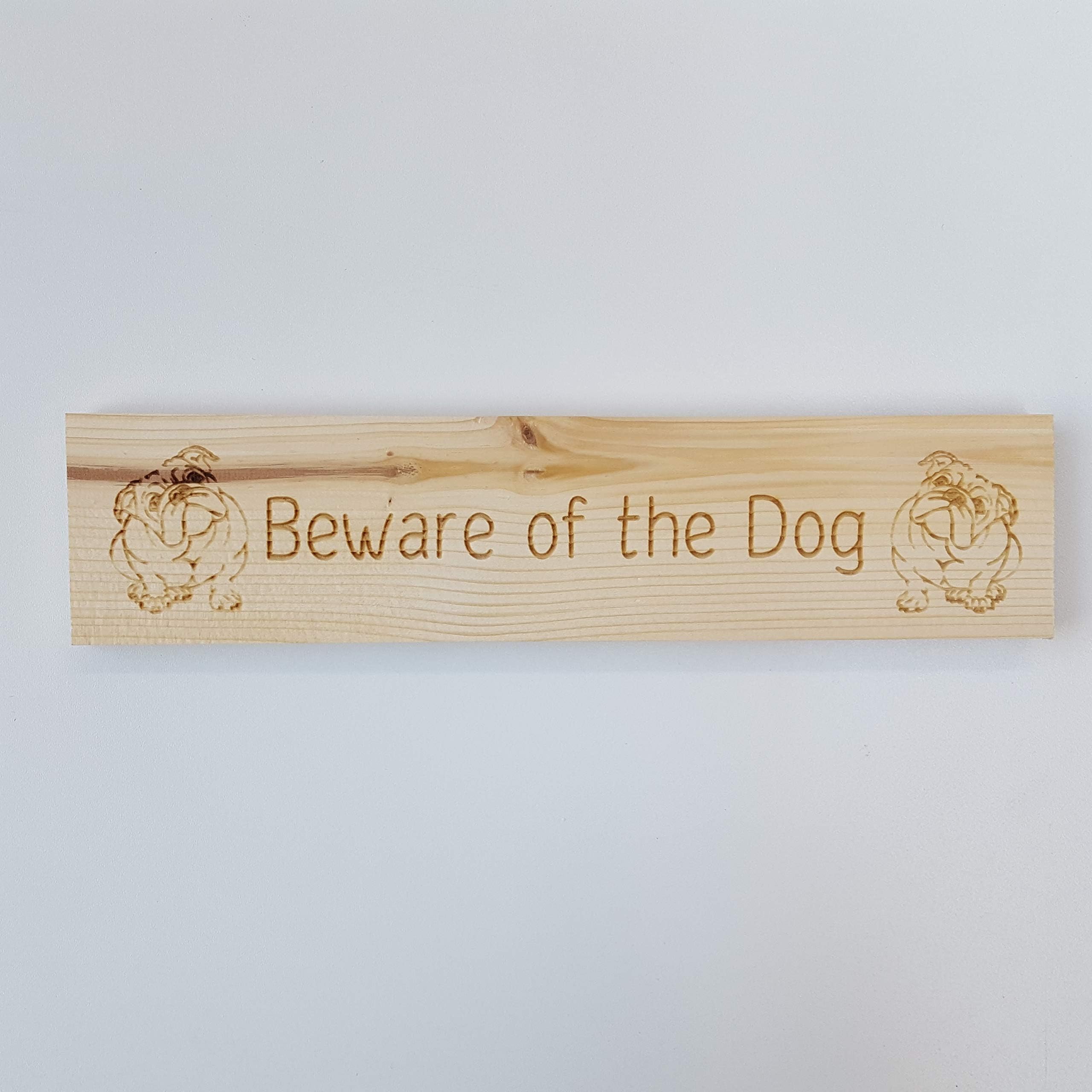 CutnCraft Designs Personalised wooden plaque/sign bespoke childs bedroom door/custom text - Dog