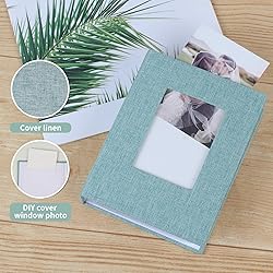 vivinin 2 Pack Photo Album 4x6, Linen Cover Photo